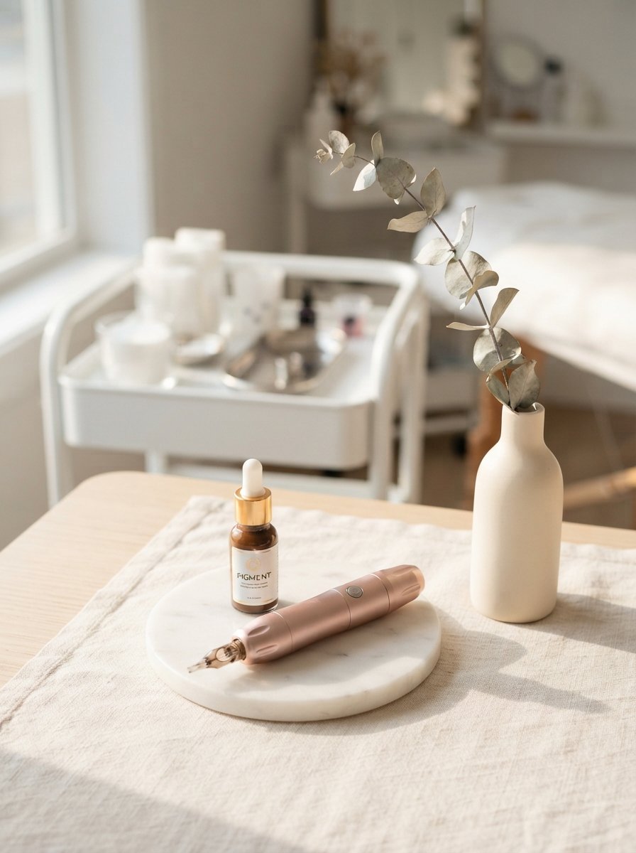Sterile single-use permanent makeup tools at Brow Naturals
